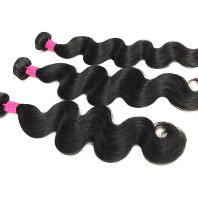 China Body Wave Body Wave 3 Bundles Deals Full & Thick Healthy Human Brazilian Human Hair Body Wave Black Nature End Hair Weave Extensions for sale