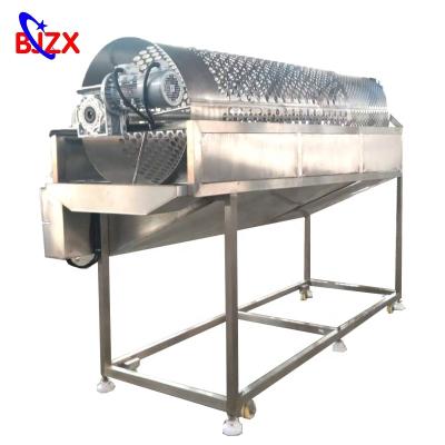 China Snacks Factory Stainless Steel Fruits And Vegetables Sorting Equipment Drum Grading Machine for sale