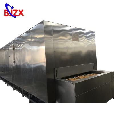 China Frozen Food Machine Factory Direct Frozen Steamed Stuffed Food Machine IQF Bread Roll Pastry Freezer for sale