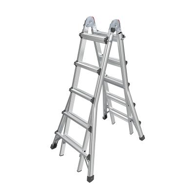 China Folding Ladders 150kg Max Load Double Sided Extension Step Ladder Aluminum Double Extension Ladder for sale