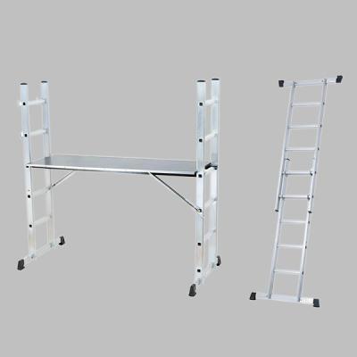 China Folding ladders 4.4m 14 step telescopic folding ladder at0214a for sale