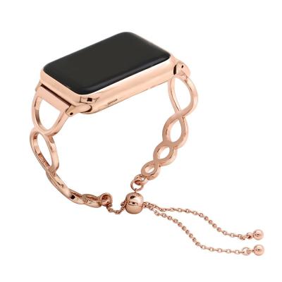 China For iwatch Replacement Wholesale Watch Band For Apple Watch Band 38mm 42mm Metal Design for sale