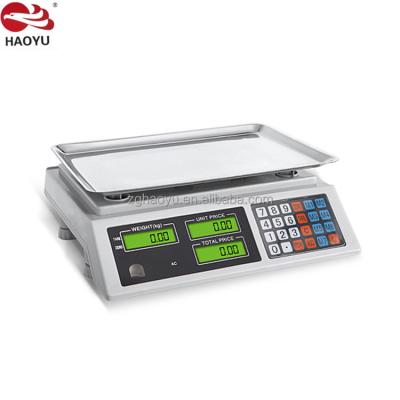 China New ABS Plastic Weight Calculation Machine 918 Truck Scale Price Acs Electric Scale Fruit Digital Calculation for sale