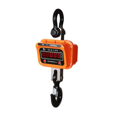 China Alloy Digital Ocs Crane Scale 5 Ton Scale High Precision Load Cell Ocs 5000KG Hanging Crane Scale for sale