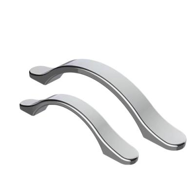 China Modern Glass Furniture Hardware Accessories Stainless Steel Door Handle Drawer Handles for sale