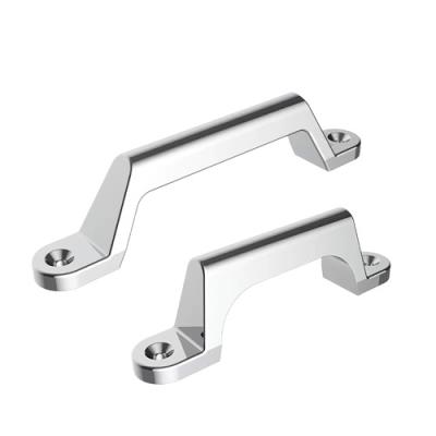 China Modern Heavy Duty Hardware Fittings Handles Solid Stainless Steel Industrial Handles for sale