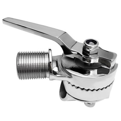 China Marine Boat Fittings Antenna Base 316 Stainless Steel Four Way Ratchet Mount Stainless Steel Boat Accessories for sale