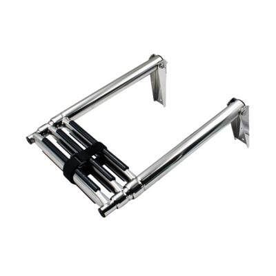 China Boat Marine Stainless Steel Boats Accessories Marine Telescoping Boat Ladder for sale