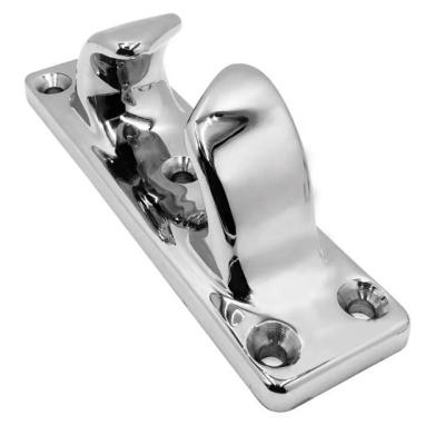 China Marine Stainless Steel Straight Bow Wedge Cleat Bow Fairlead Boat Rig Hardware for sale