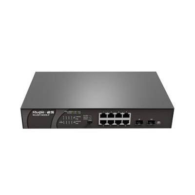 China Fuente de alimentación de 110 W con 8 puertos RG-ES110GD-P V2 RG-ES110GDS-P Gigabit POE Switch de acceso a la red en venta