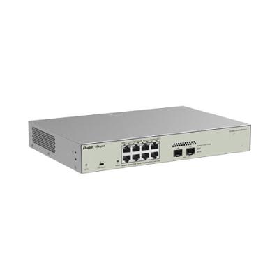 Cina Ruijie Reyee RG-NBS3100-8GT2SFP-P 8-port Gigabit access switch per la gestione della rete in vendita