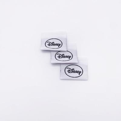 China Sustainable Custom Private Logo Woven Clothing Labels Garment Label For Kids for sale