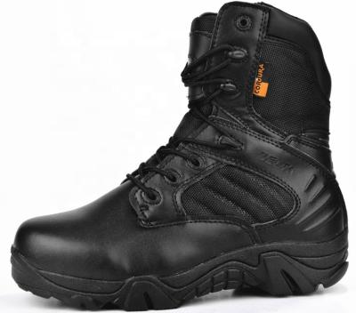 China Breathable Safety Delta Police Altama Jungle Combat Boot Tactical Army Boots Black Genuine Leather Military Shoes for sale