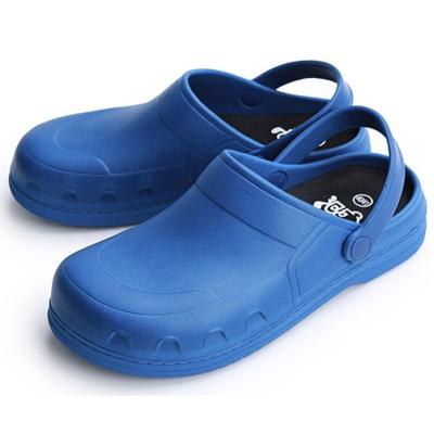 China Master Cook Hotel Restaurant Slippers Resistant Rubber Sandals Flat Slipper Chef Work Shoes for sale