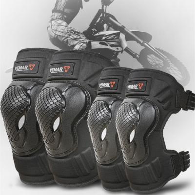 China elbow & Vemar 4pcs Motocross Knee Pads Elbow Protector Motorcycle MTB Protective Anti-fall Offroad Racing PP Shell Skiing Guard Knee Pads for sale