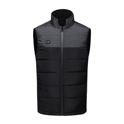 China Breathable 9 Electric Heating Zones Invest Mens Womens Usb Heated Warm Winter Ski Vest Riding Jacket Motorcycle Heating Vest Coat for sale