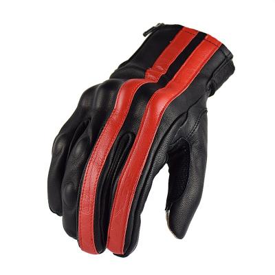 China New Breathable Men Motorcycle Gloves Leather Trim For Barring Breathable Moto ATV Motocross Touch Screen Biker Gloves Racing Gloves GK-119 for sale