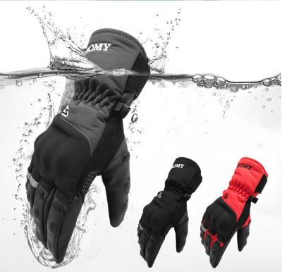 China SUOMY Touch Screen Fingertips Motorcycle Gloves Men Winter Riding Gloves 100% Motorcycle Windproof Waterproof Gant Moto Gloves Touch Screen Guantes Moto for sale