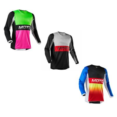 China Breathable Private Order Mountain Bike Offroad Racing T-Shirt Motorcycle Riding MTB Tank Top Mens Long Sleeve Racing Shirt for sale