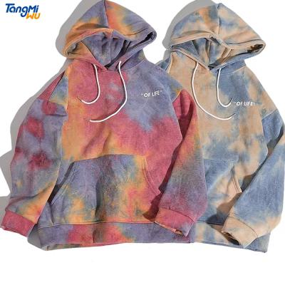 China wholesale TMW Anti-wrinkle autumn fleece waist pocket hoodie with letter logo hoodie pour man men's link dye hoodies for sale