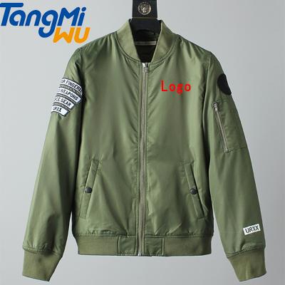 China TMW Embroidery Bomber Jackets QUICK DRY Custom Logo Pocket Jacket Armband Cargo Jacket Outdoor Waterproof Men for sale