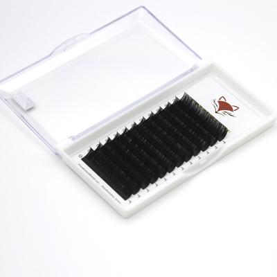 China natural & Lash Lash Extensions Private Label Soft 0.03 0.05 Dark Eyelash Extension 0.07mm Russian Volume Lashes for sale