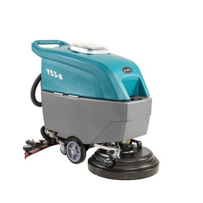 China Hotels A50 Scrubber Cleaning Equipment Push-Behind Compact Floor Scrubber for sale