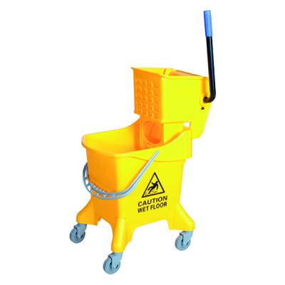 China AF08089 BAIYUN New Style 31L Bucket Viable Cleaning Cart with Mop Wringer Bucket for sale