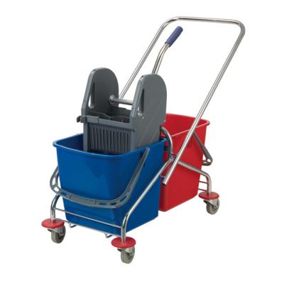 China AF08072 BAIYUN 60L Bucket Sustainable Cleaning Tools Wipe Wringer Trolley for sale