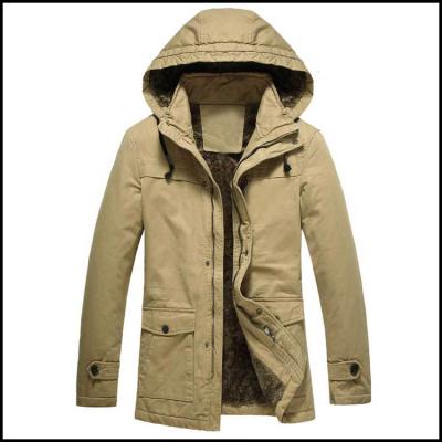 China Wholesale Breathable Bright Yellow Sports Long Cotton Outwear Mens Winter Coat With Hood for sale