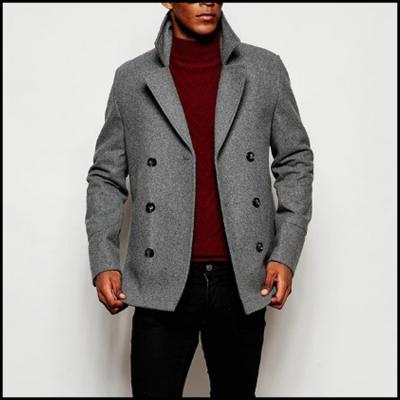 China Anti-Shrink Custom Design Woolen Tweed Coat Men's Sports Coat Different Color Embroidered Blazer for sale