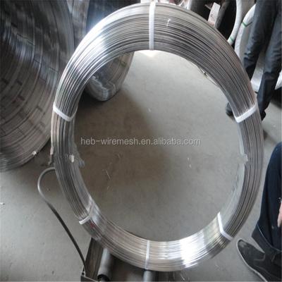 China Fencing Oval High Tensile Galvanized Steel Wire 17/15 (2.4mm x 3.0mm) for sale