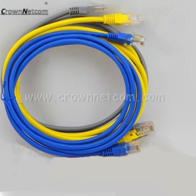 China Remiendo interior Leads1m los 2m 3M del cobre del cable Cat.5e del remiendo de los cordones de remiendo del RJ45 Cat5e 26AWG 7X0.16m m UTP… en venta