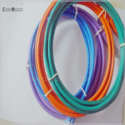 China 8 el remiendo de los colores Cat6 RJ45 telegrafía el cordón de remiendo de cobre trenzado 26AWG de la categoría 6 de UTP con diversas longitudes en venta