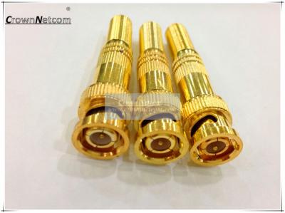 China copper core BNC connector US type no welding Q9 connectors for sale