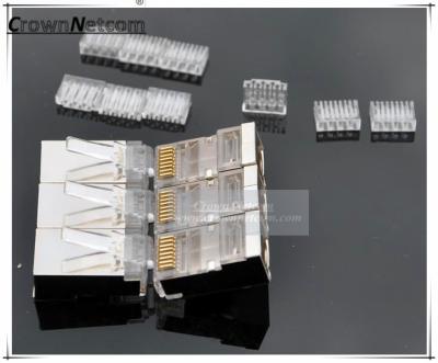 China Shielded RJ45 Modular Plug Cat.6 Connectors RJ45 FTP 8P8C Plugs 2piece-set for sale