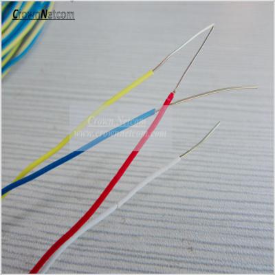 China La chaqueta de PVC del cable de puente Cat3 0.5m m cobre desnudo rojo/blanco azul/del amarillo estañó los alambres de puente de cobre en venta