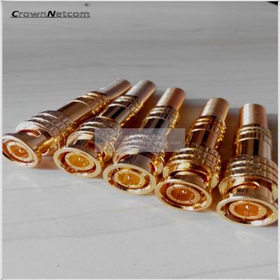 China copper core BNC connector US type no welding Q9 connectors for sale