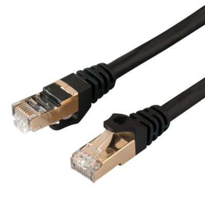 China Remiendo protegido ventajas trenzado cobre Kable del remiendo del cable del remiendo del cordón de remiendo de Cat5e RJ45 STP en venta