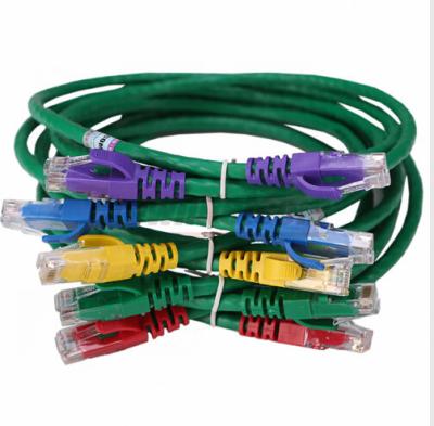 China Patch Cord Cat-5e 8 Colors Category 5e RJ45 Cable de Patches UTP 26AWG Stranded Copper Patch Cables Category 5e for sale