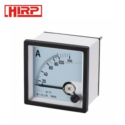 China Micro Current Measuring Amp Meter 72*72 Mm 5A Analog Indicator Ammeter for sale