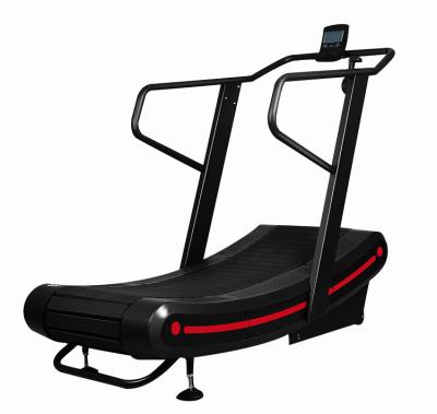 China Commercial Treadmill Eco - Friendly Treadmill New Design No Power Curved Treadmill for sale