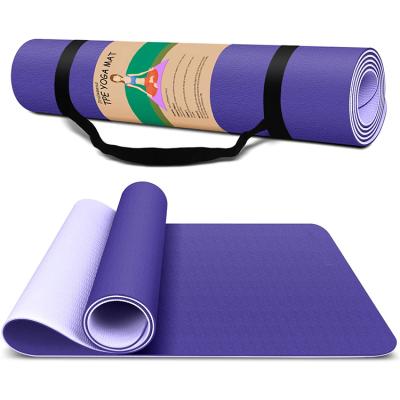 China Eco-Friendly Durable Cushioning Compressive Easy Foldable Sports Tape Yoga Mat for sale