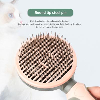 China Stocked Pet Grooming Comb Needle Brush Cat Hair Detailing Combs Clean For Small Medium Large Pet for sale