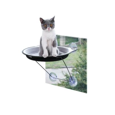 China Travel Safety Suction Cups Space Saving Sun Lounger Mounted Cat Window Perch Bed Cat Hammock for sale