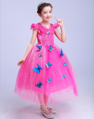 China Breathable Ice and Snow Princess Cinderella Dress Show Dress Girl Dress for sale