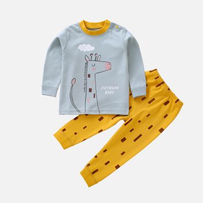 China Breathable Wholesale Cheap Cotton Kids Sleep Robe Pajamas Clothes Set for sale