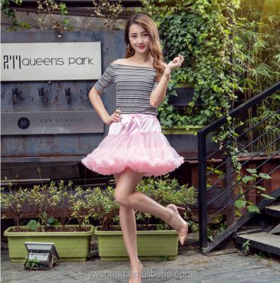 China Wholesale 2017 Factory Outlet Breathable Pettiskirt Woman Tutu Dress Adult Fluffy for sale