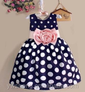 China 2019 Wholesale Anti-wrinkle Babies Summer Dot Dress for sale