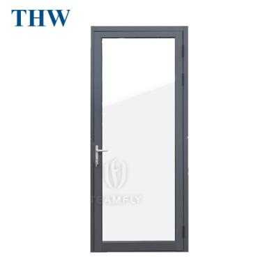 China THW Waterproof AC100 Hinged Door/Hinged Door Modern Bathroom Casement Aluminum High Quality Casement for sale